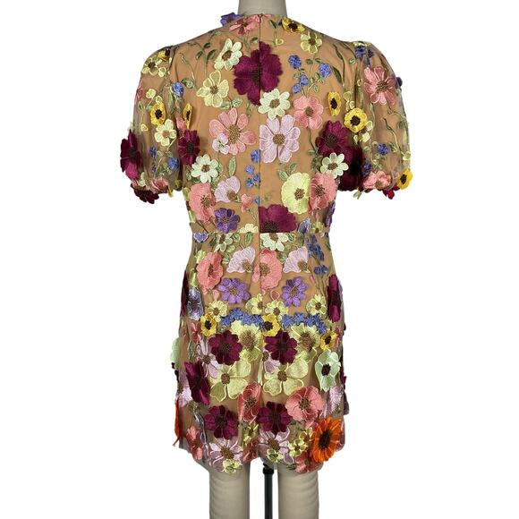 Elliatt 'Rosalind' Beige Polyamide Dress Size L - Picture 3 of 6